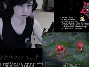Spookybat Chaturbate stream image from December 17, 2024