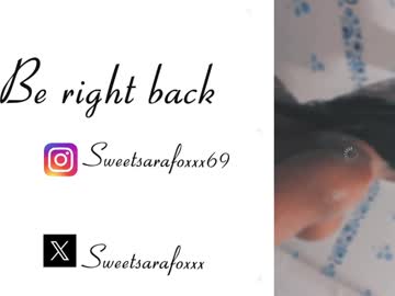 Sweetsarafoxxx Chaturbate stream image from December 18, 2024
