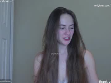 Samanthahayesxoxo Chaturbate stream image from December 19, 2024