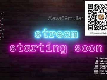 Eva69muller Chaturbate stream image from December 19, 2024
