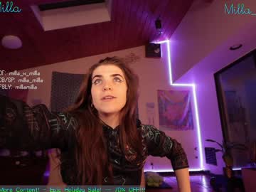 Milla_Milla Chaturbate stream image from December 20, 2024