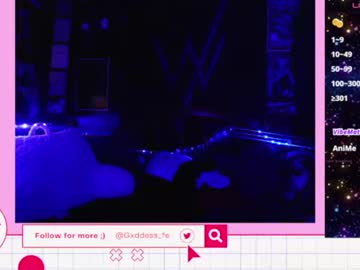 Gxddess_Fe Chaturbate stream image from December 28, 2024