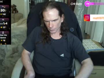 Matt18757 Chaturbate stream image from January 14, 2025