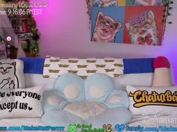 Makekatpurrrr Chaturbate stream image from January 17, 2025