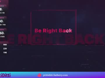 Prittiditti Chaturbate stream image from January 28, 2025