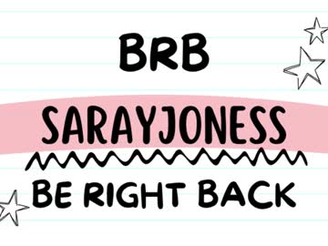 Sarayjoness Chaturbate stream image from February 01, 2025