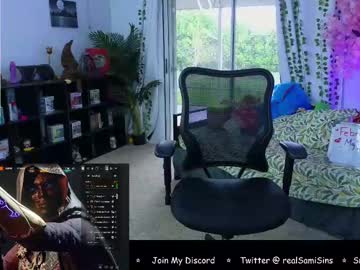 Realsamisins Chaturbate stream image from February 13, 2025