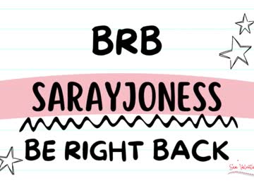 Sarayjoness Chaturbate stream image from February 15, 2025