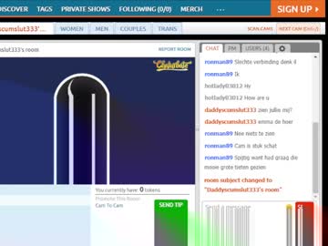 Daddyscumslut333 Chaturbate stream image from February 16, 2025