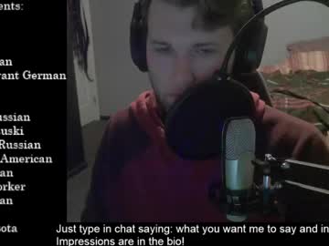 Whatevervoiceuwant Chaturbate stream image from February 17, 2025