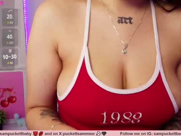 Sampuckettbaby Chaturbate stream image from March 21, 2025