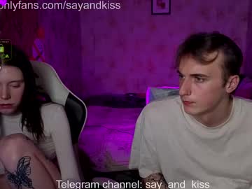 Say_And_Kiss Chaturbate stream image from April 28, 2025