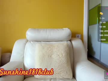 Sunshine1818club Chaturbate stream image from June 21, 2025