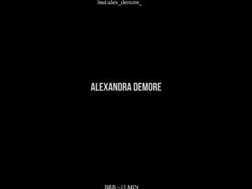 Alexandra_Demore Chaturbate stream image from August 07, 2025