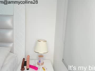 Ammycollins28 Chaturbate stream image from August 28, 2025