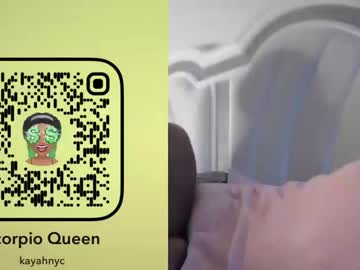 Scorpioqueenxrated Chaturbate stream image from September 01, 2025