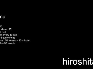 Hiroshitan Chaturbate stream image from September 20, 2025
