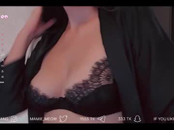 Mamiemeow Chaturbate stream image from September 22, 2025