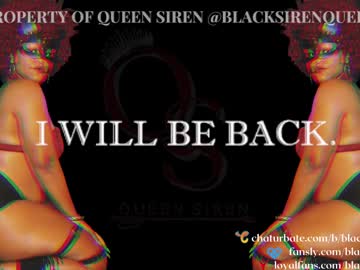 Blacksirenqueen Chaturbate stream image from October 02, 2025