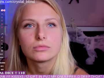Crystal_Blond Chaturbate stream image from October 13, 2025