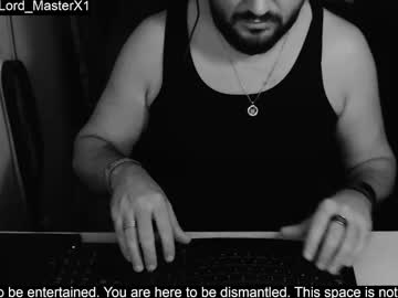 Lord_Masterx Chaturbate stream image from October 19, 2025