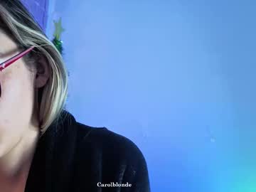 Carolblonde Chaturbate stream image from December 23, 2025