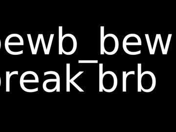 Bewb_Bewb Chaturbate stream image from December 25, 2025
