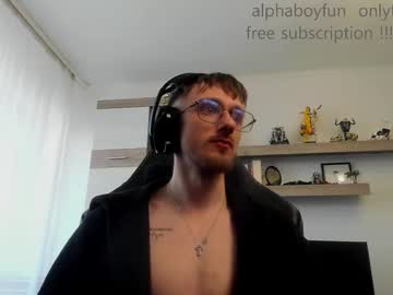 Alphaboyfun Chaturbate stream image from March 18, 2026