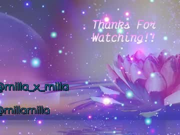 Milla_Milla Chaturbate stream image from April 19, 2026