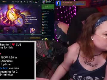 Evamilaa Chaturbate stream image from May 19, 2026