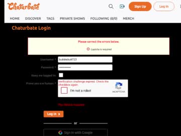 Bubblebutt723 Chaturbate stream image from May 26, 2026